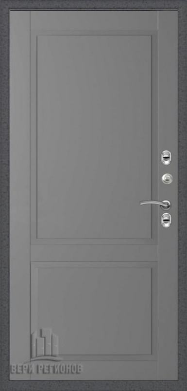 Входная дверь Regidoors Термо 3 Серебро Nova, Цвет "Антрацит" - второе изображение