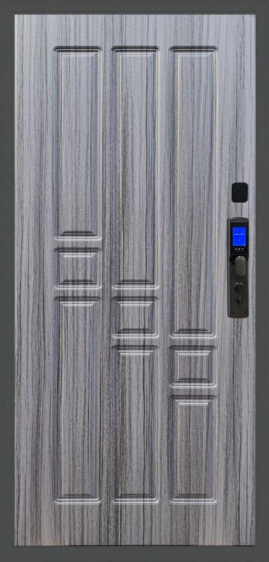 Входная дверь Баяр M2055 Face ID ФЛ-31, Цвет "Сандал серый" - второе изображение